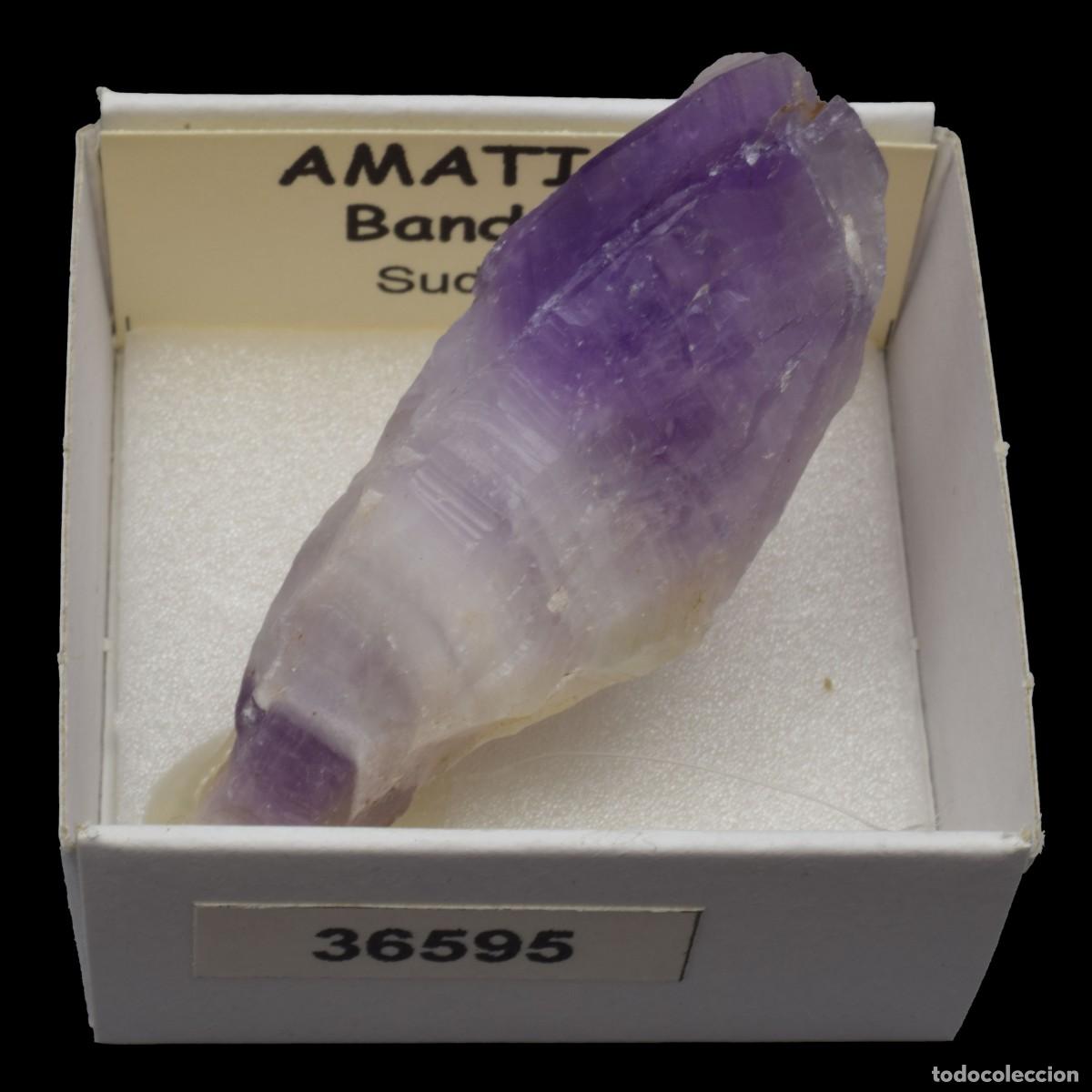 Coleccionismo de minerales: AMATISTA Bandeada (Sudafrica) #36595
