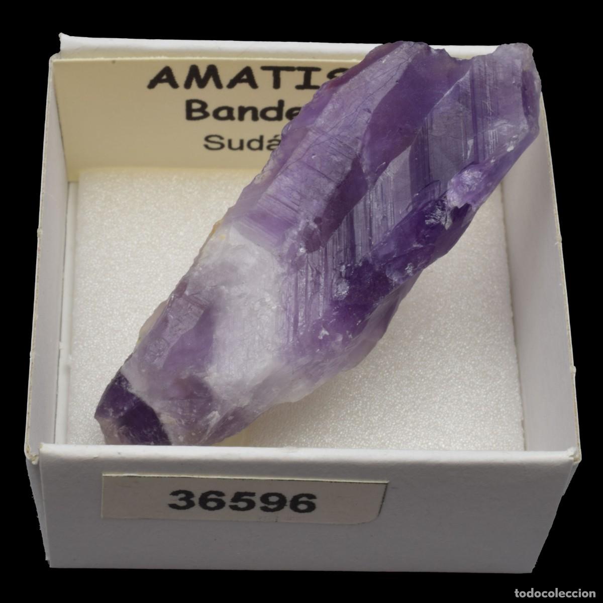 Coleccionismo de minerales: AMATISTA Bandeada (Sudafrica) #36596
