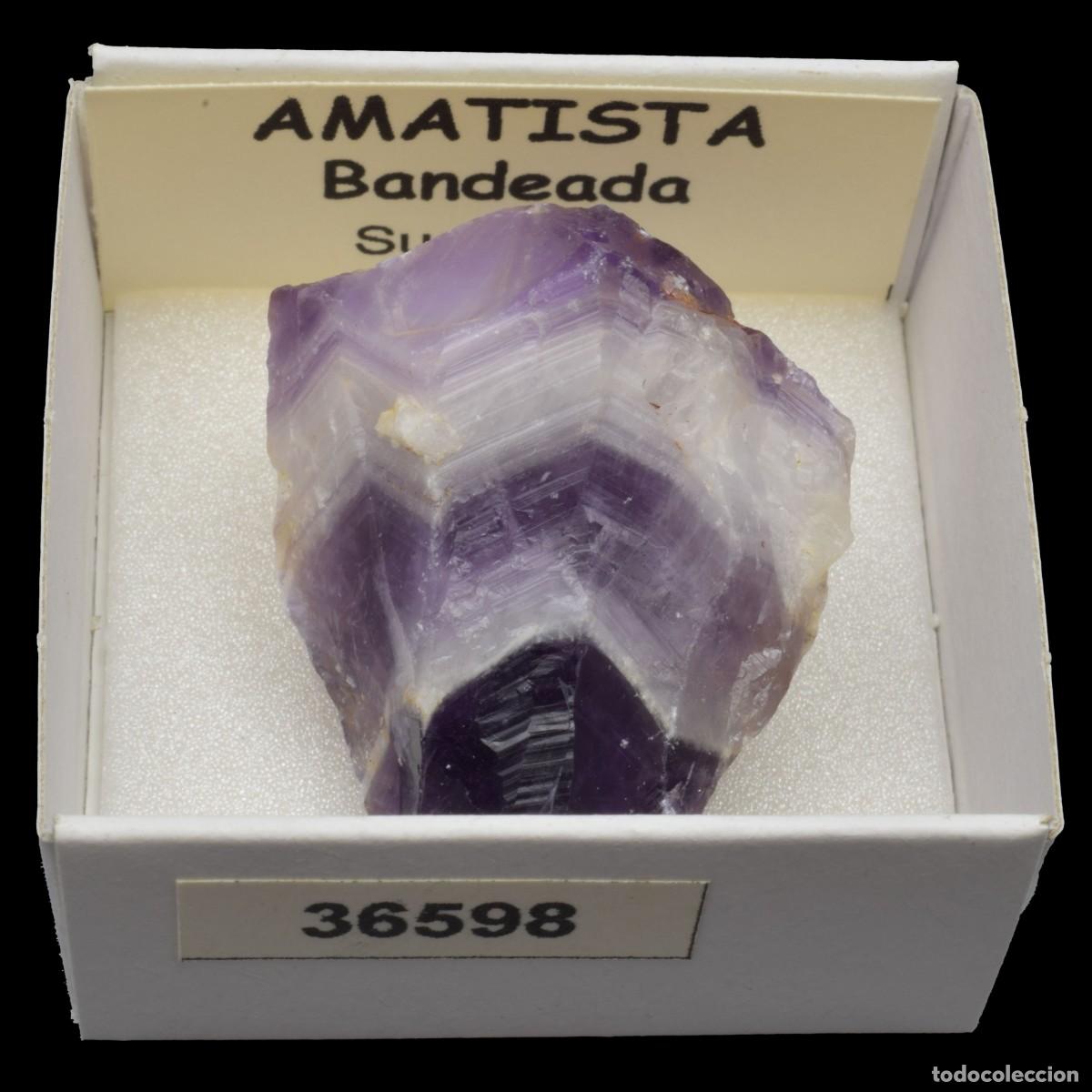 Coleccionismo de minerales: AMATISTA Bandeada (Sudafrica) #36598