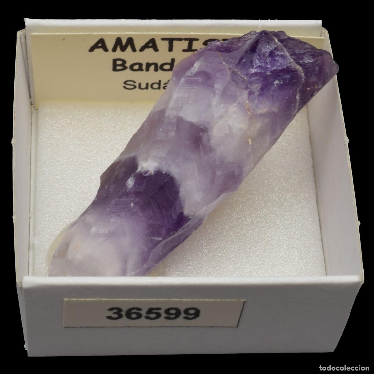 Coleccionismo de minerales: AMATISTA Bandeada (Sudafrica) #36599