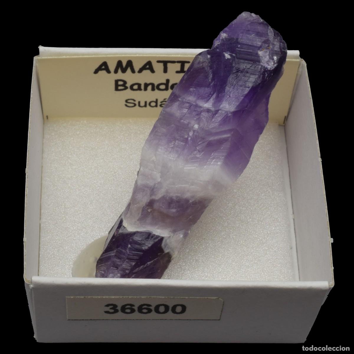 Coleccionismo de minerales: AMATISTA Bandeada (Sudafrica) #36600
