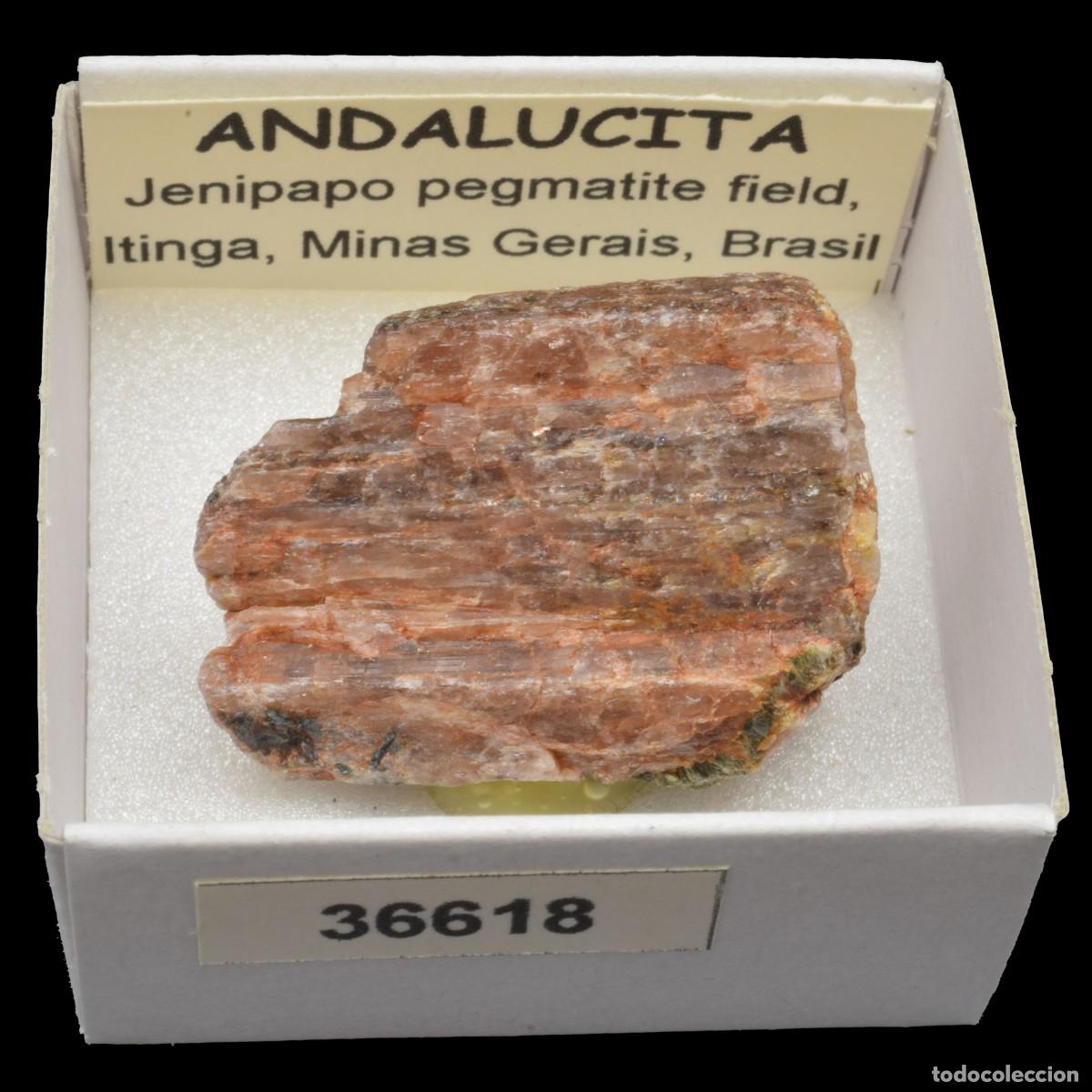 Coleccionismo de minerales: ANDALUCITA (Jenipapo pegmatite field, Itinga, Minas Gerais, Brasil) #36618