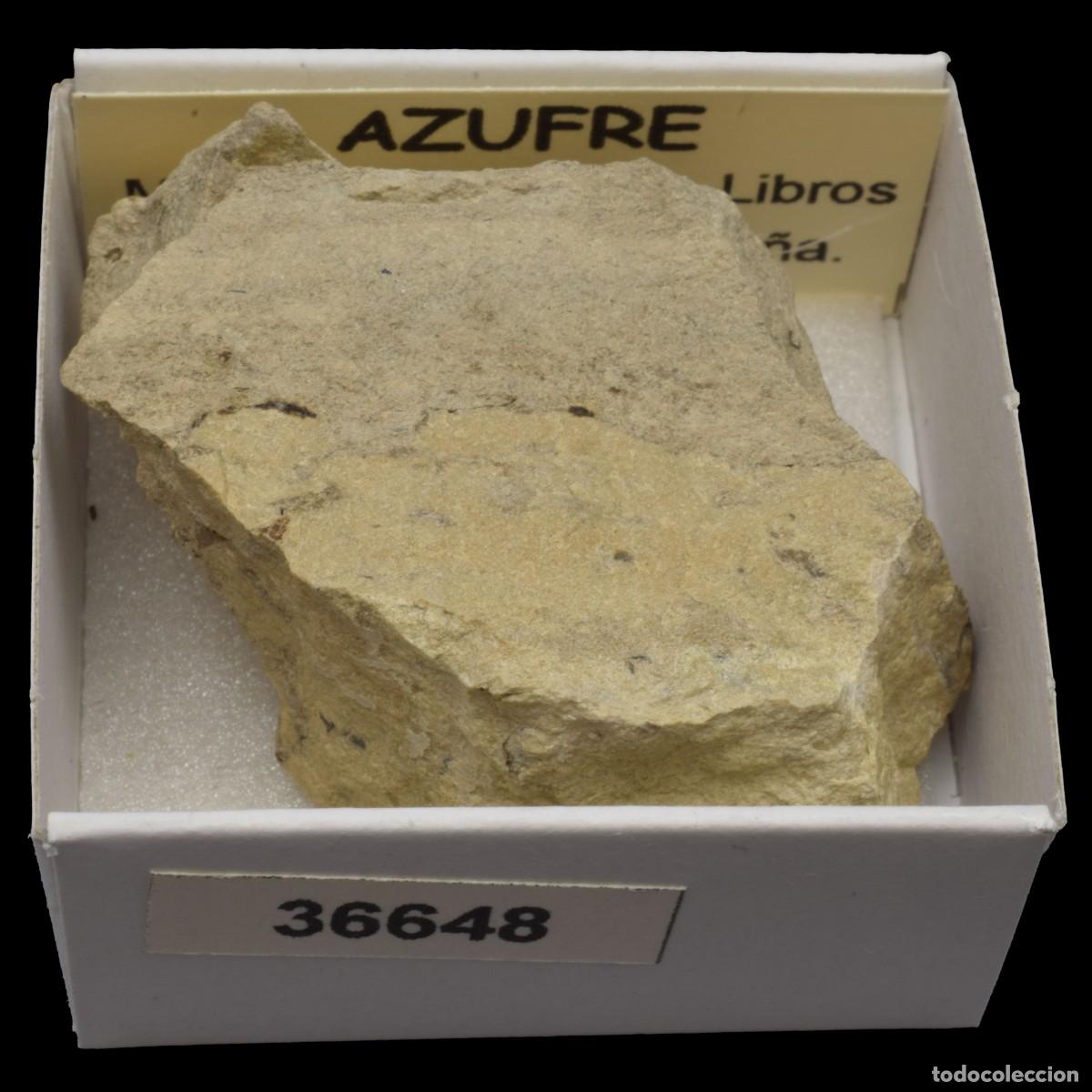 Coleccionismo de minerales: AZUFRE (Minas de azufre de Libros, Libros, Teruel, Espa&ntilde;a) #36648