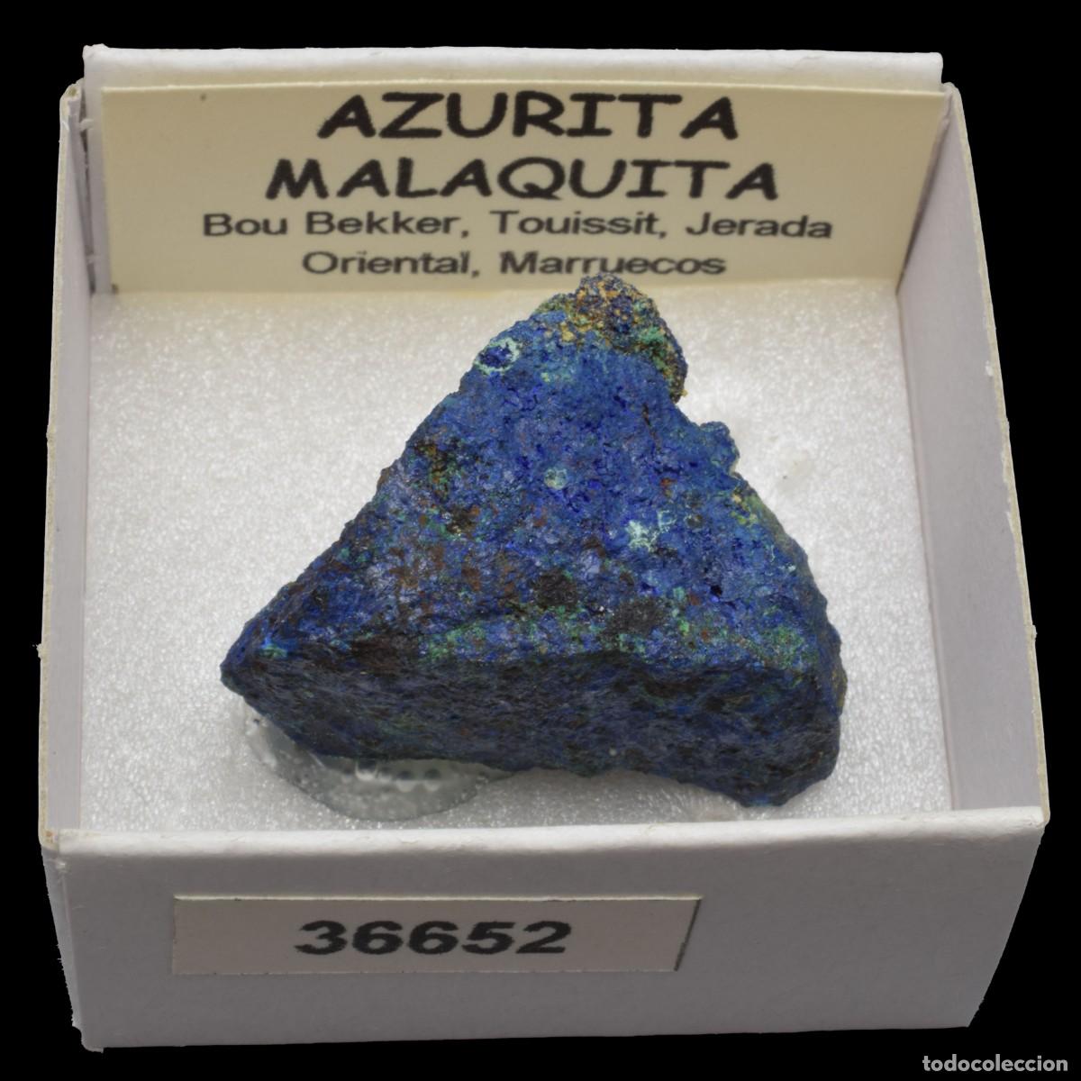 Coleccionismo de minerales: AZURITA - MALAQUITA (Bou Bekker, Touissit, Jerada Oriental, Marruecos) #36652