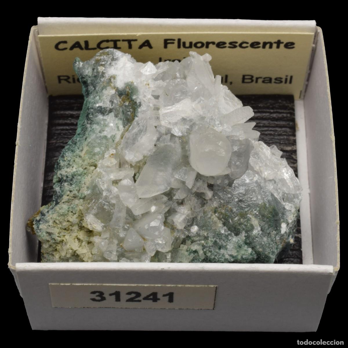 Collectionnisme de min&eacute;raux: CALCITA Fluorescente (Irai, Rio Grande do Sul, Brasil) #31241