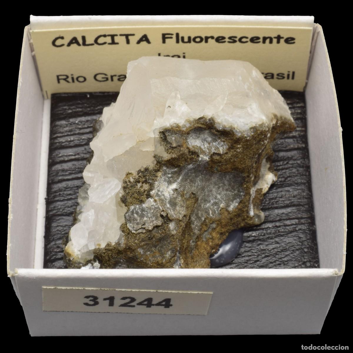 Collectionnisme de min&eacute;raux: CALCITA Fluorescente (Irai, Rio Grande do Sul, Brasil) #31244