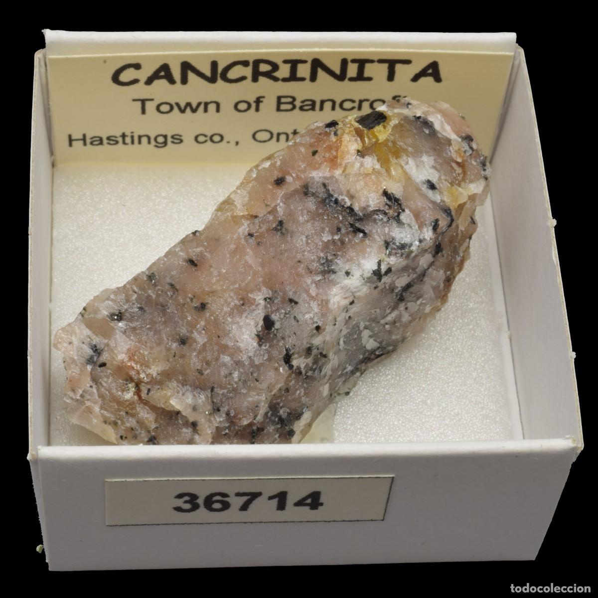 Coleccionismo de minerales: CANCRINITA (Town of Bancroft, Hastings co., Ontario, Canada) #36714