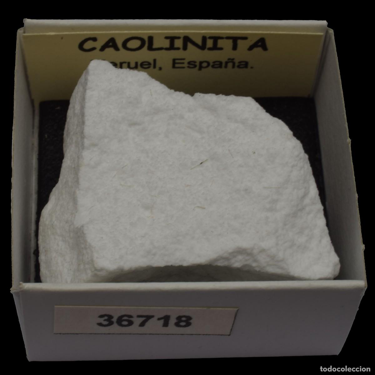 Sammlung von Mineralien: CAOLINITA (Teruel, Espa&ntilde;a) #36718