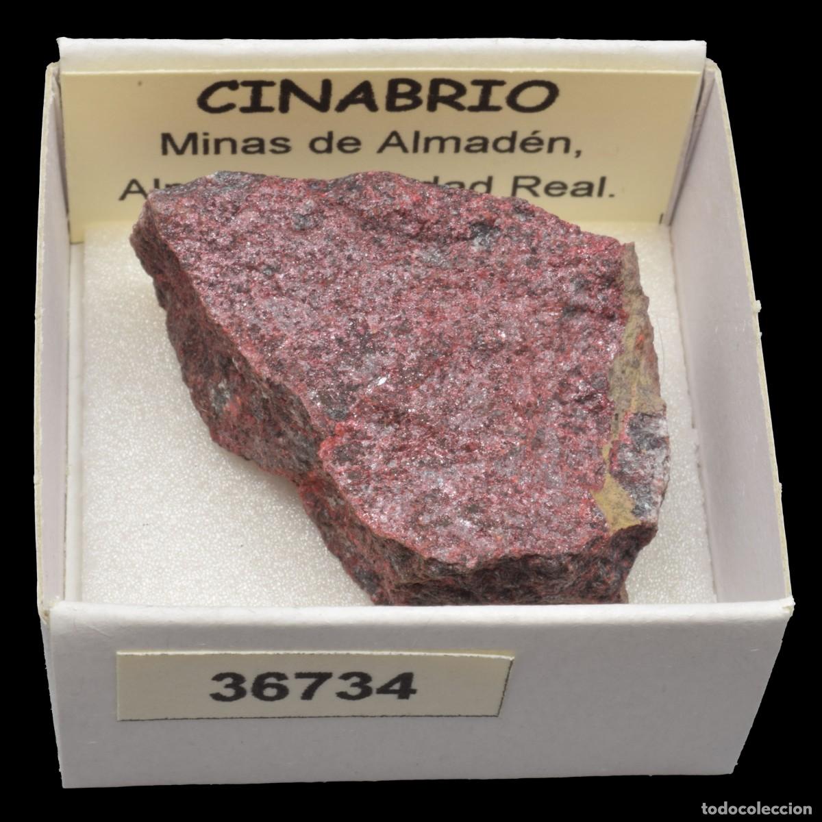 Sammlung von Mineralien: CINABRIO (Minas de Almaden, Almaden, Ciudad Real, Espa&ntilde;a) #36734