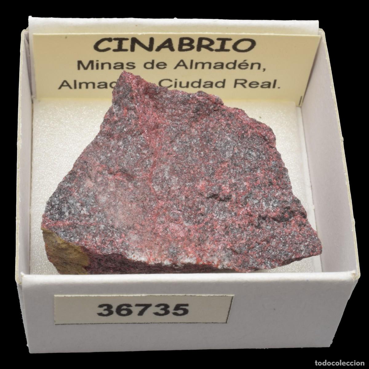 Sammlung von Mineralien: CINABRIO (Minas de Almaden, Almaden, Ciudad Real, Espa&ntilde;a) #36735