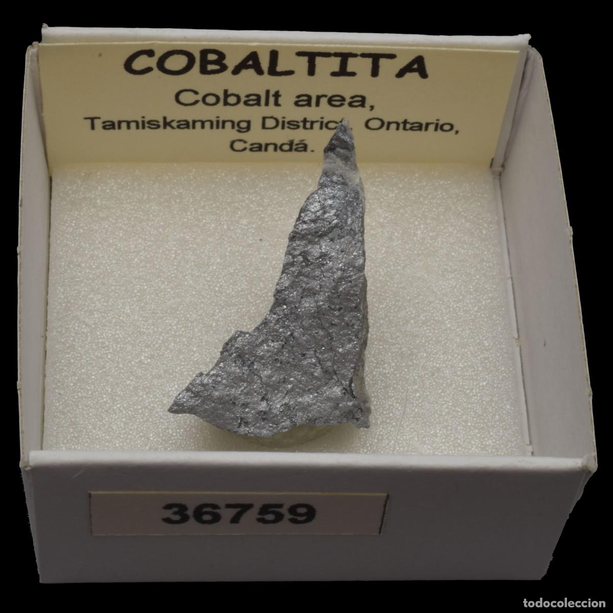 Mineral collecting: COBALTITA (Cobalt area, Tamiskaming dist., Ontario, Canada) #36759