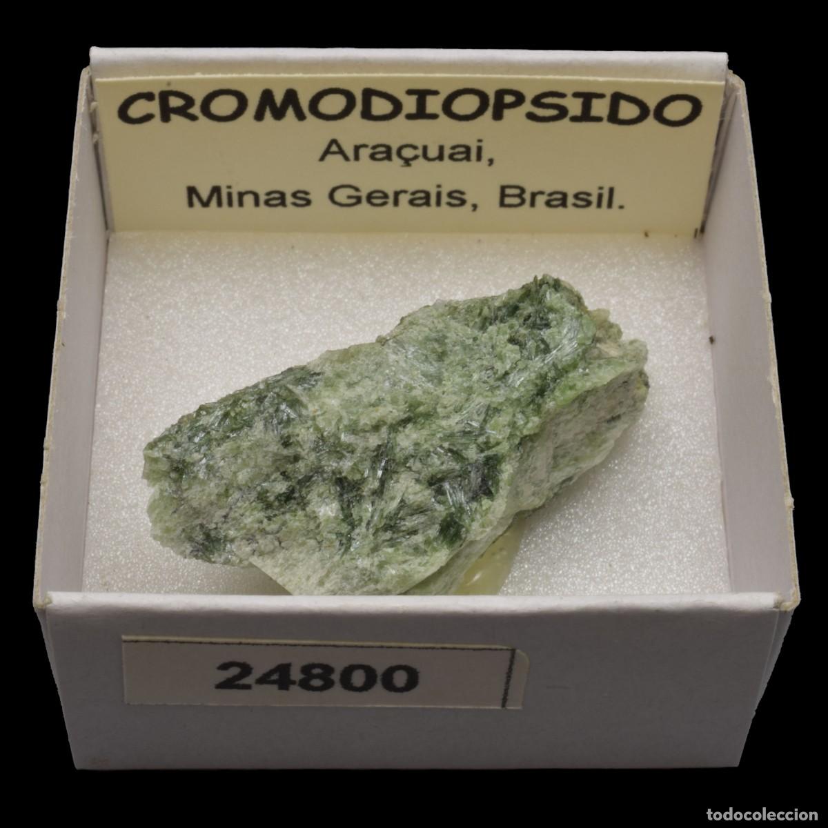 Coleccionismo de minerales: CROMODIOPSIDO (Ara&ccedil;uai, Minas Gerais, Brasil) #24800
