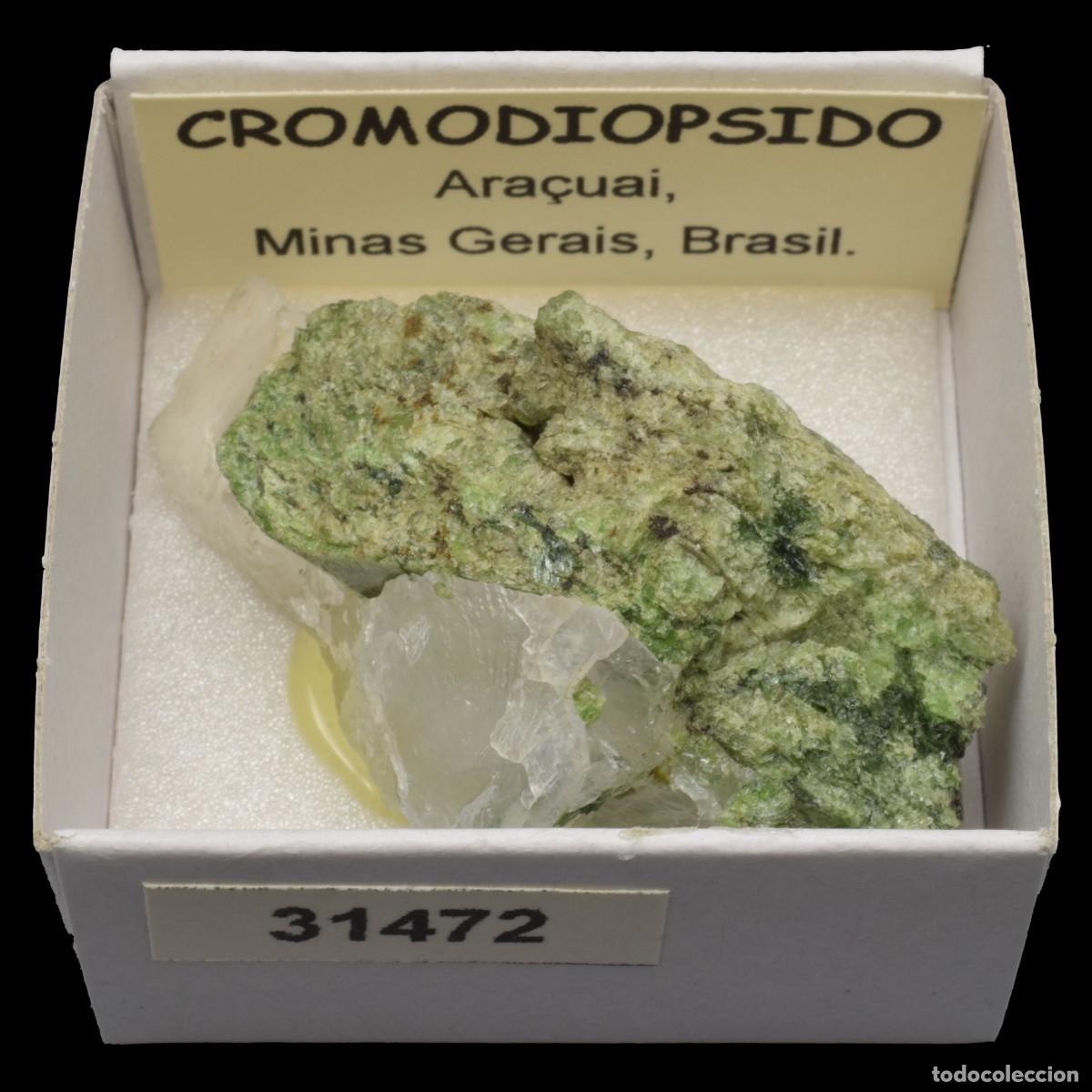 Coleccionismo de minerales: CROMODIOPSIDO (Ara&ccedil;uai, Minas Gerais, Brasil) #31472