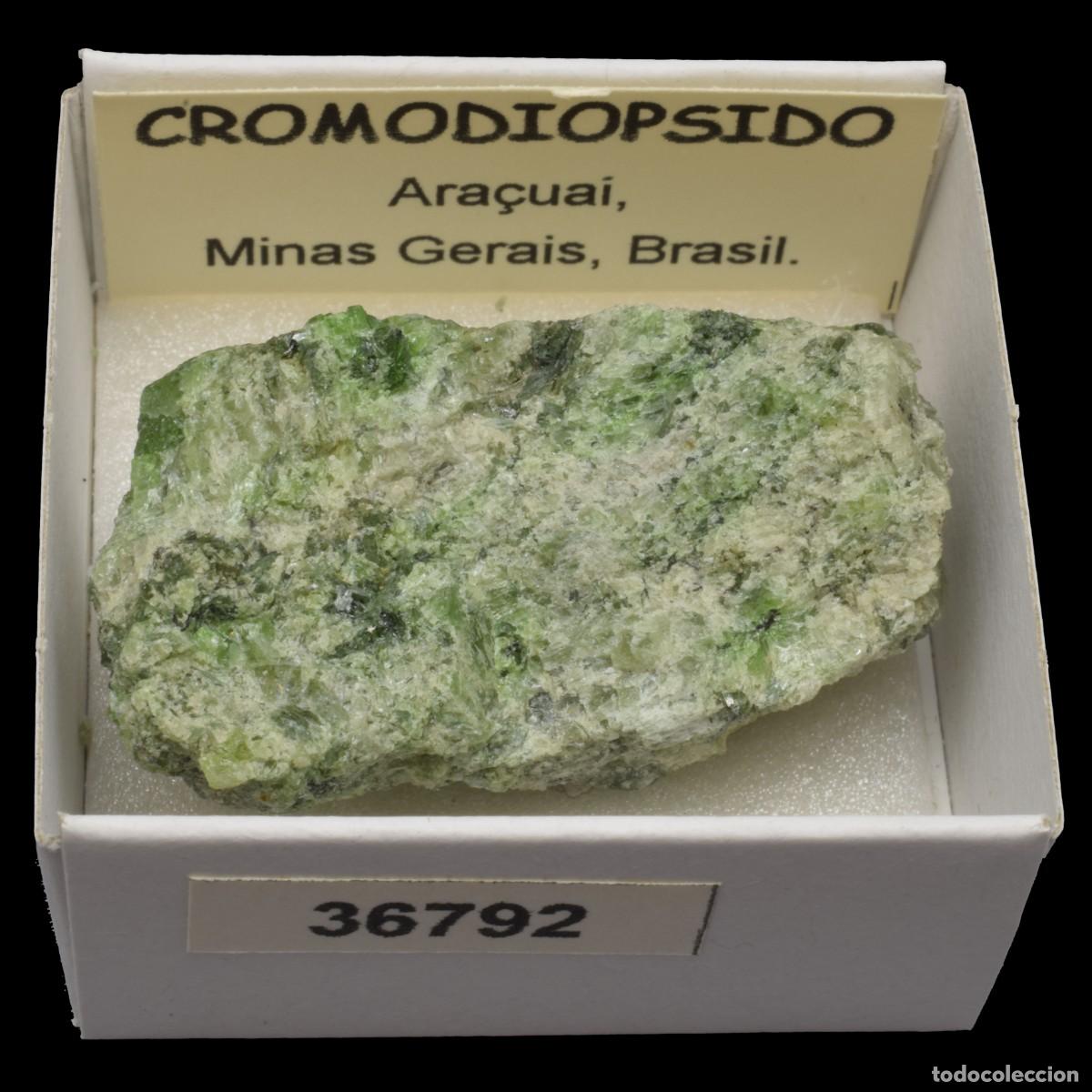 Coleccionismo de minerales: CROMODIOPSIDO (Ara&ccedil;uai, Minas Gerais, Brasil) #36792