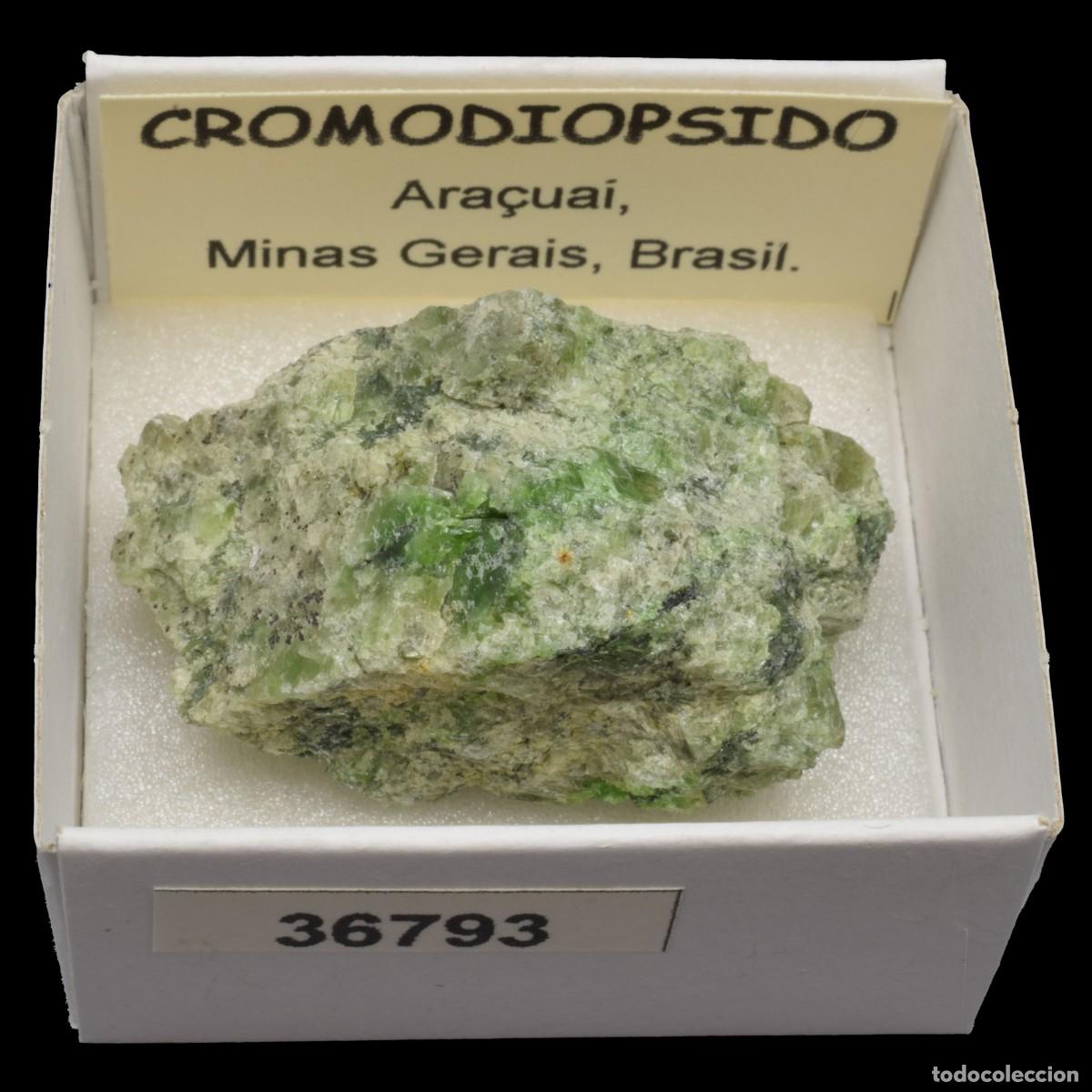Coleccionismo de minerales: CROMODIOPSIDO (Ara&ccedil;uai, Minas Gerais, Brasil) #36793