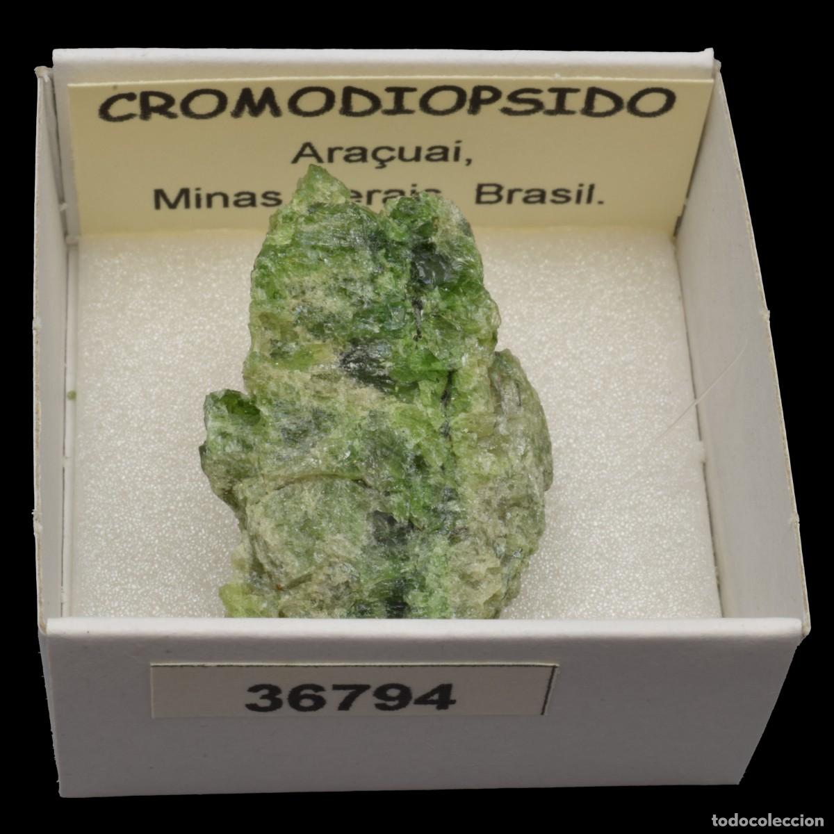 Coleccionismo de minerales: CROMODIOPSIDO (Ara&ccedil;uai, Minas Gerais, Brasil) #36794