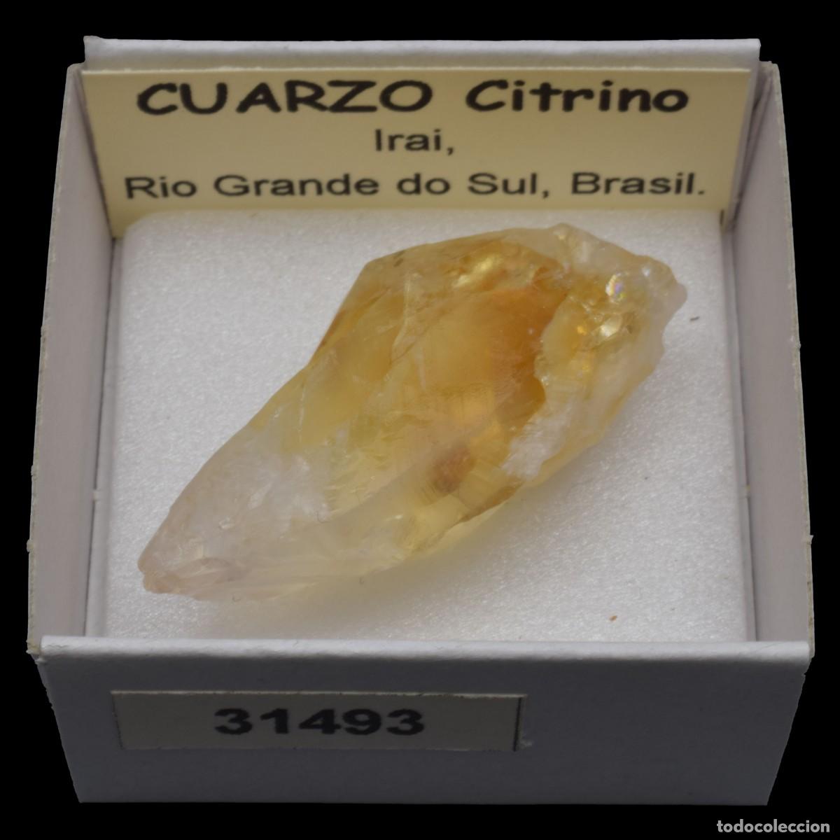 Coleccionismo de minerales: CUARZO CITRINO (Irai, Rio Grande do Sul, Brasil) #31493