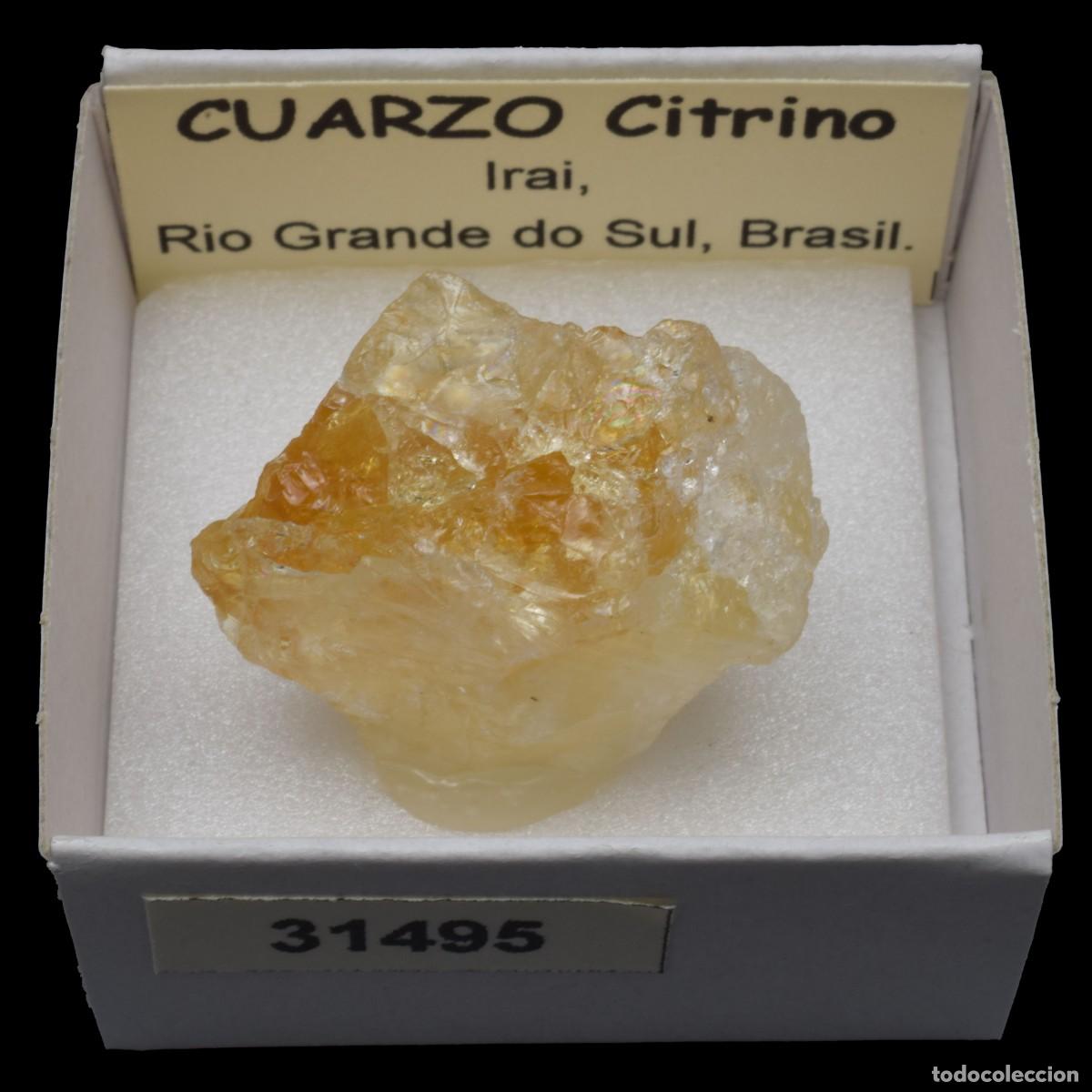 Coleccionismo de minerales: CUARZO CITRINO (Irai, Rio Grande do Sul, Brasil) #31495