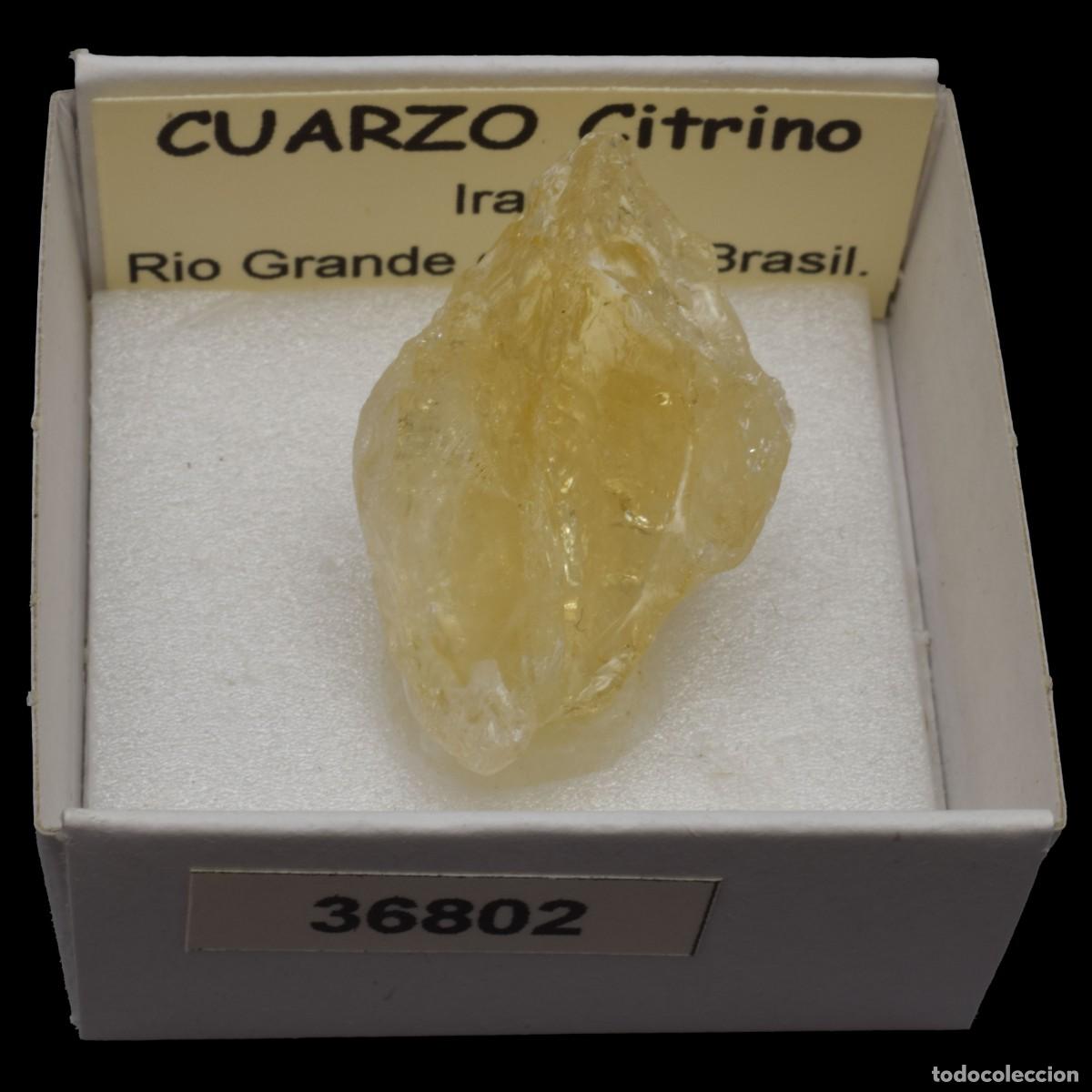 Coleccionismo de minerales: CUARZO CITRINO (Irai, Rio Grande do Sul, Brasil) #36802