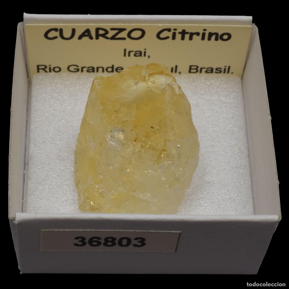 Coleccionismo de minerales: CUARZO CITRINO (Irai, Rio Grande do Sul, Brasil) #36803