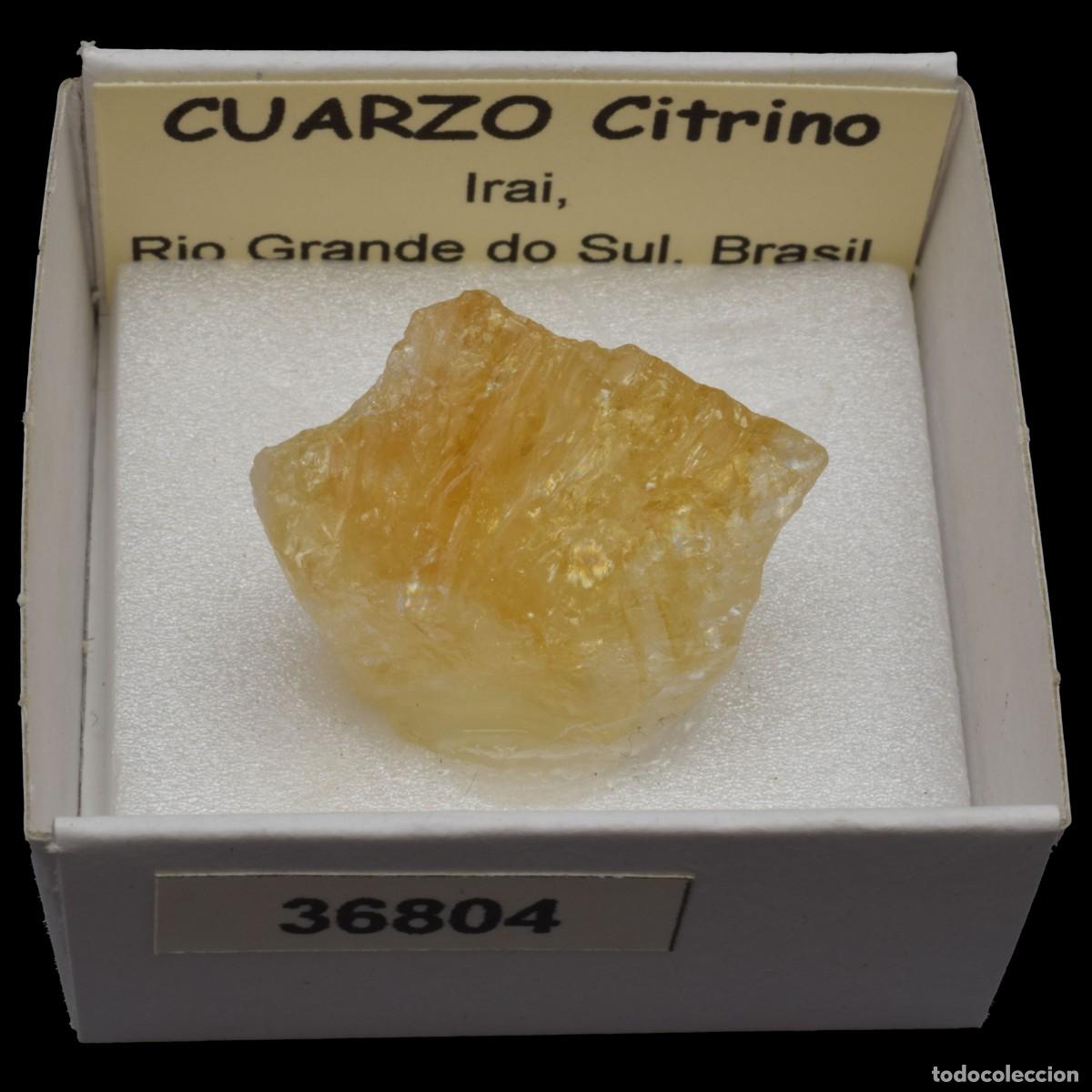 Coleccionismo de minerales: CUARZO CITRINO (Irai, Rio Grande do Sul, Brasil) #36804