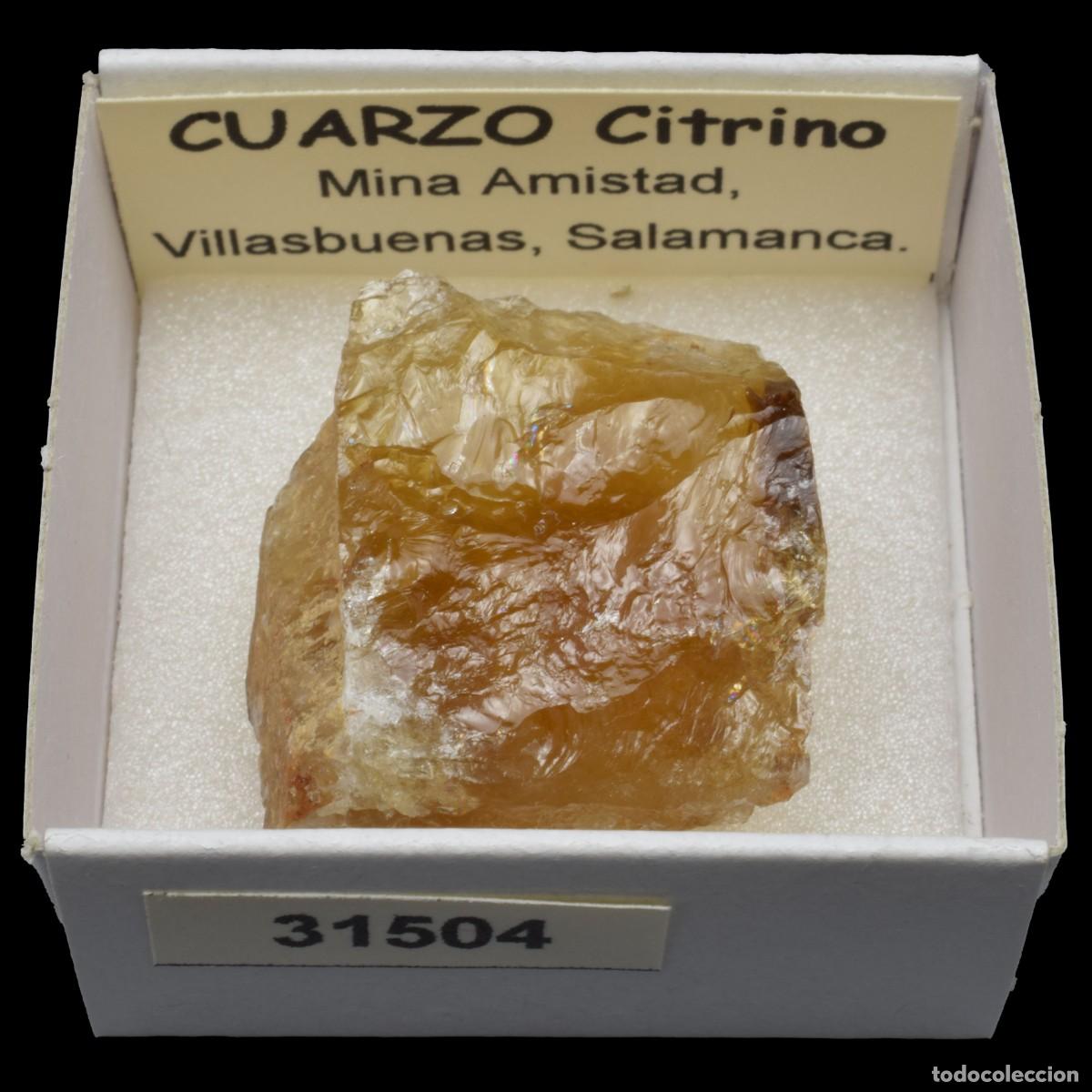Coleccionismo de minerales: CUARZO CITRINO (Mina Amistad, Villasbuenas, Salamanca, Espa&ntilde;a) #31504