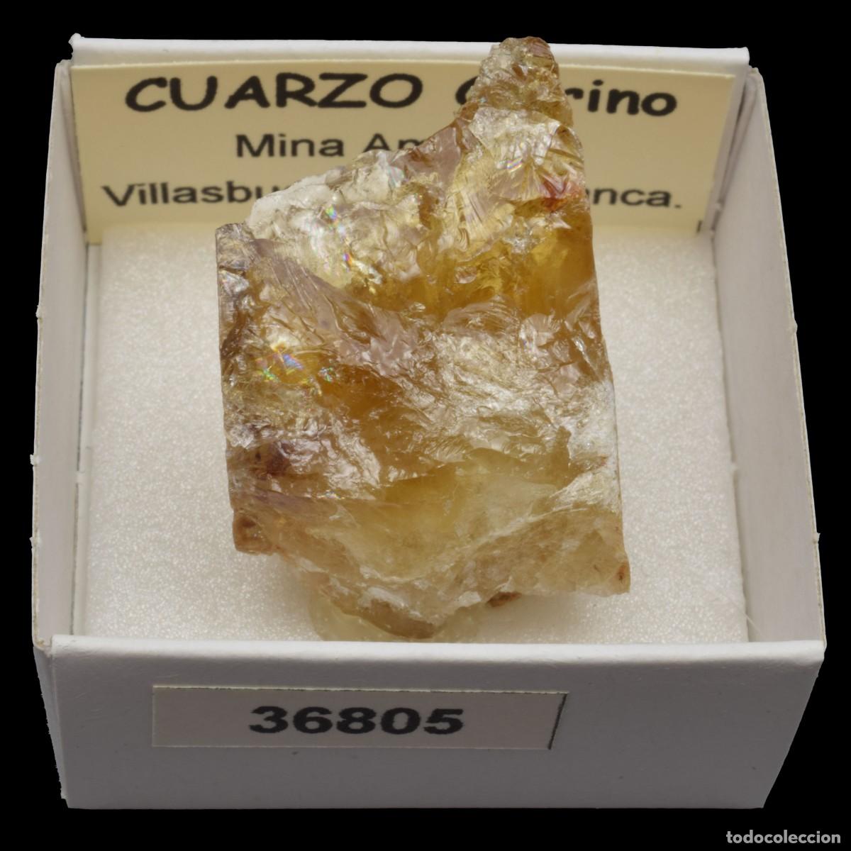 Coleccionismo de minerales: CUARZO CITRINO (Mina Amistad, Villasbuenas, Salamanca, Espa&ntilde;a) #36805