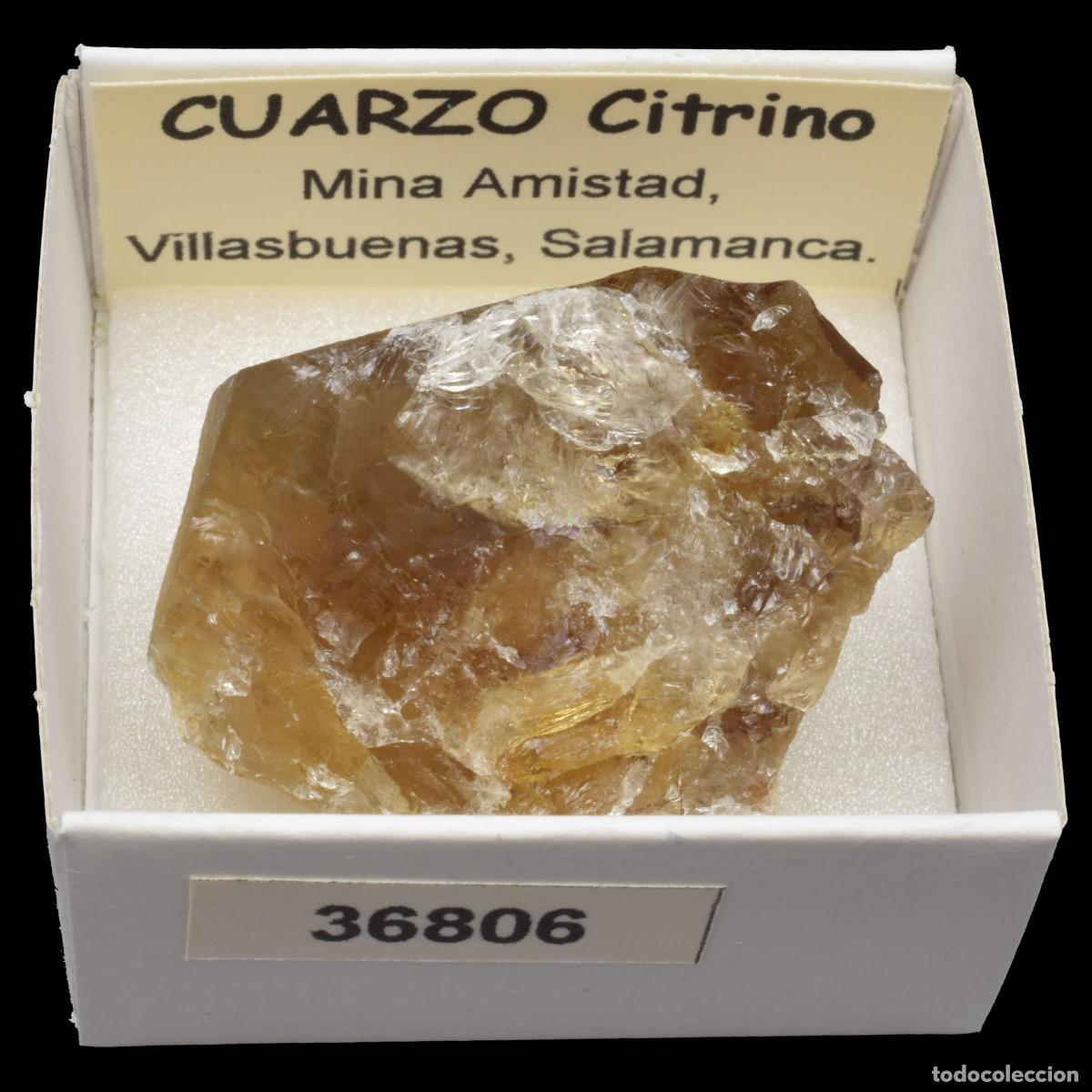 Coleccionismo de minerales: CUARZO CITRINO (Mina Amistad, Villasbuenas, Salamanca, Espa&ntilde;a) #36806