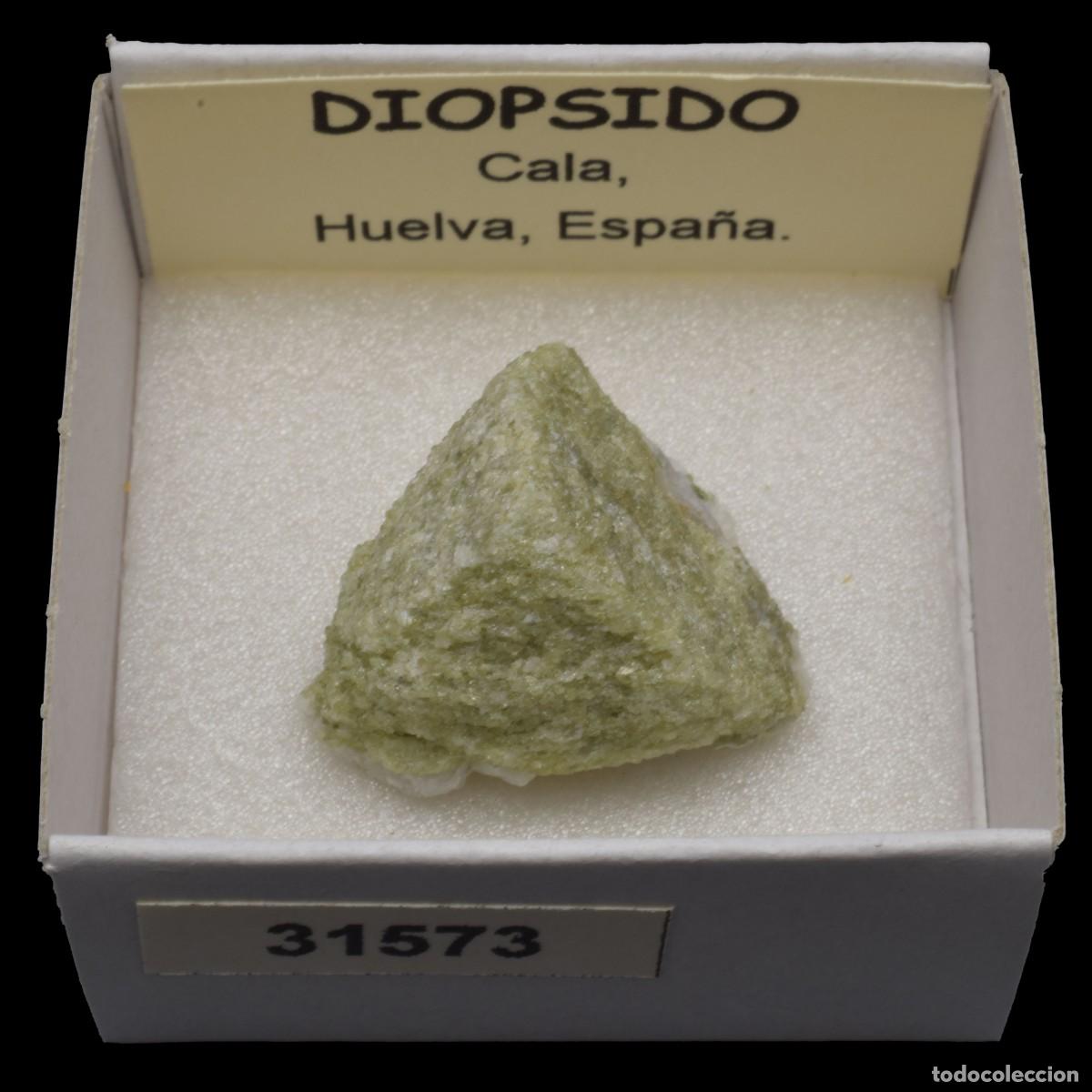 Coleccionismo de minerales: DIOPSIDO (Cantera La Garranchosa, Santa Olalla de Cala, Huelva, Espa&ntilde;a) #31573