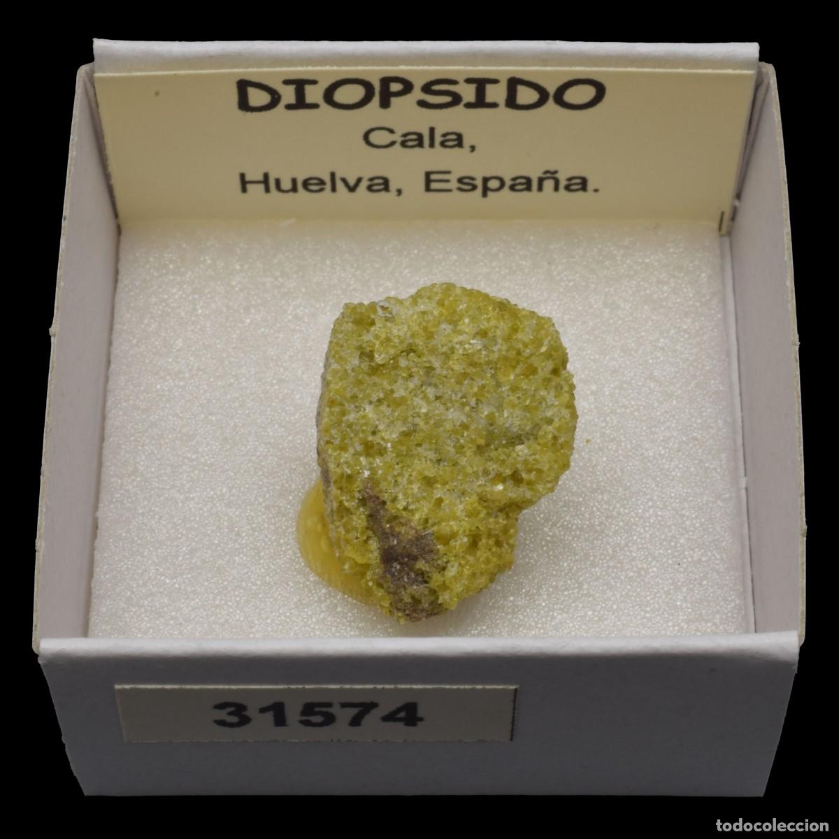 Coleccionismo de minerales: DIOPSIDO (Cantera La Garranchosa, Santa Olalla de Cala, Huelva, Espa&ntilde;a) #31574