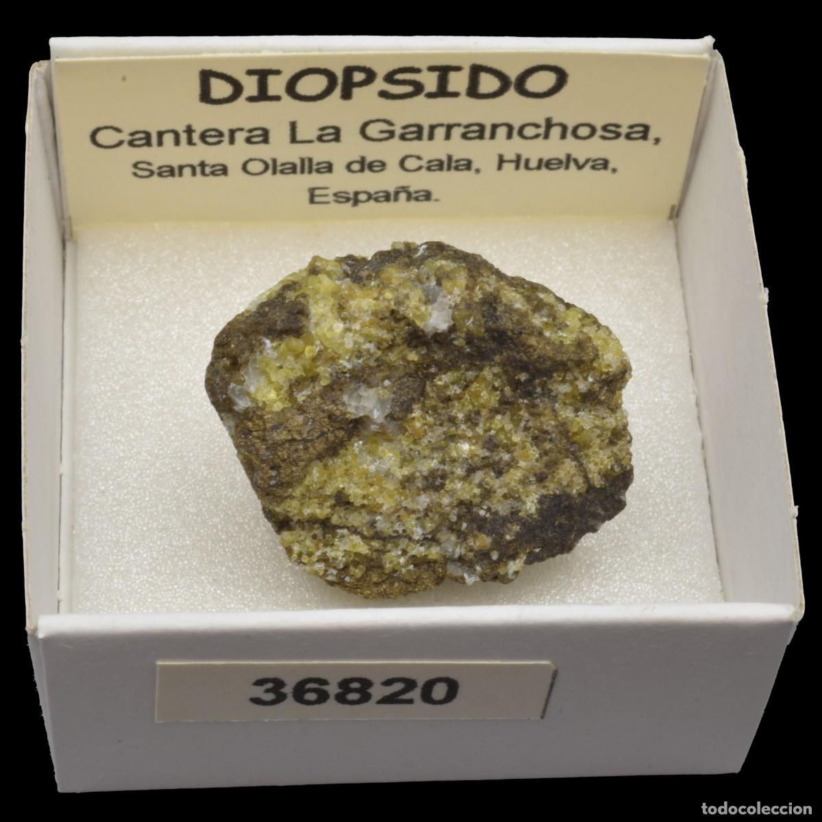 Coleccionismo de minerales: DIOPSIDO (Cantera La Garranchosa, Santa Olalla de Cala, Huelva, Espa&ntilde;a) #36820