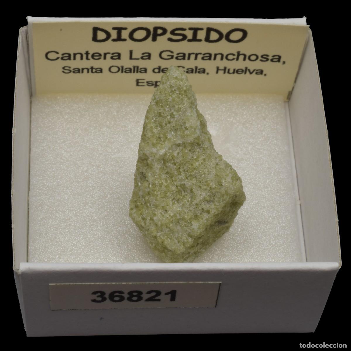 Coleccionismo de minerales: DIOPSIDO (Cantera La Garranchosa, Santa Olalla de Cala, Huelva, Espa&ntilde;a) #36821