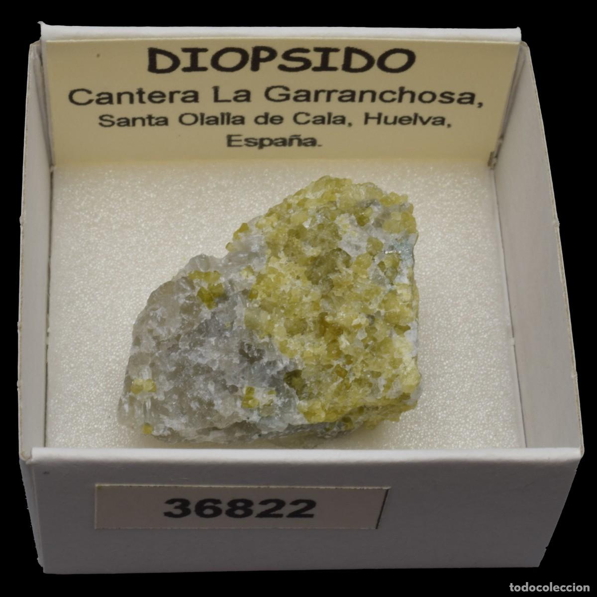 Coleccionismo de minerales: DIOPSIDO (Cantera La Garranchosa, Santa Olalla de Cala, Huelva, Espa&ntilde;a) #36822