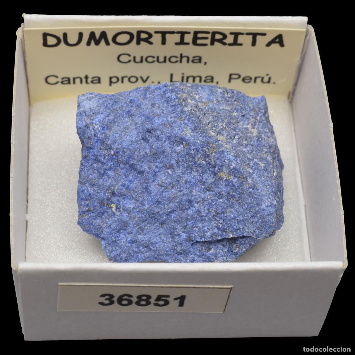 Coleccionismo de minerales: DUMORTIERITA (Cucucha, Canta prov., Lima, Peru) #36851