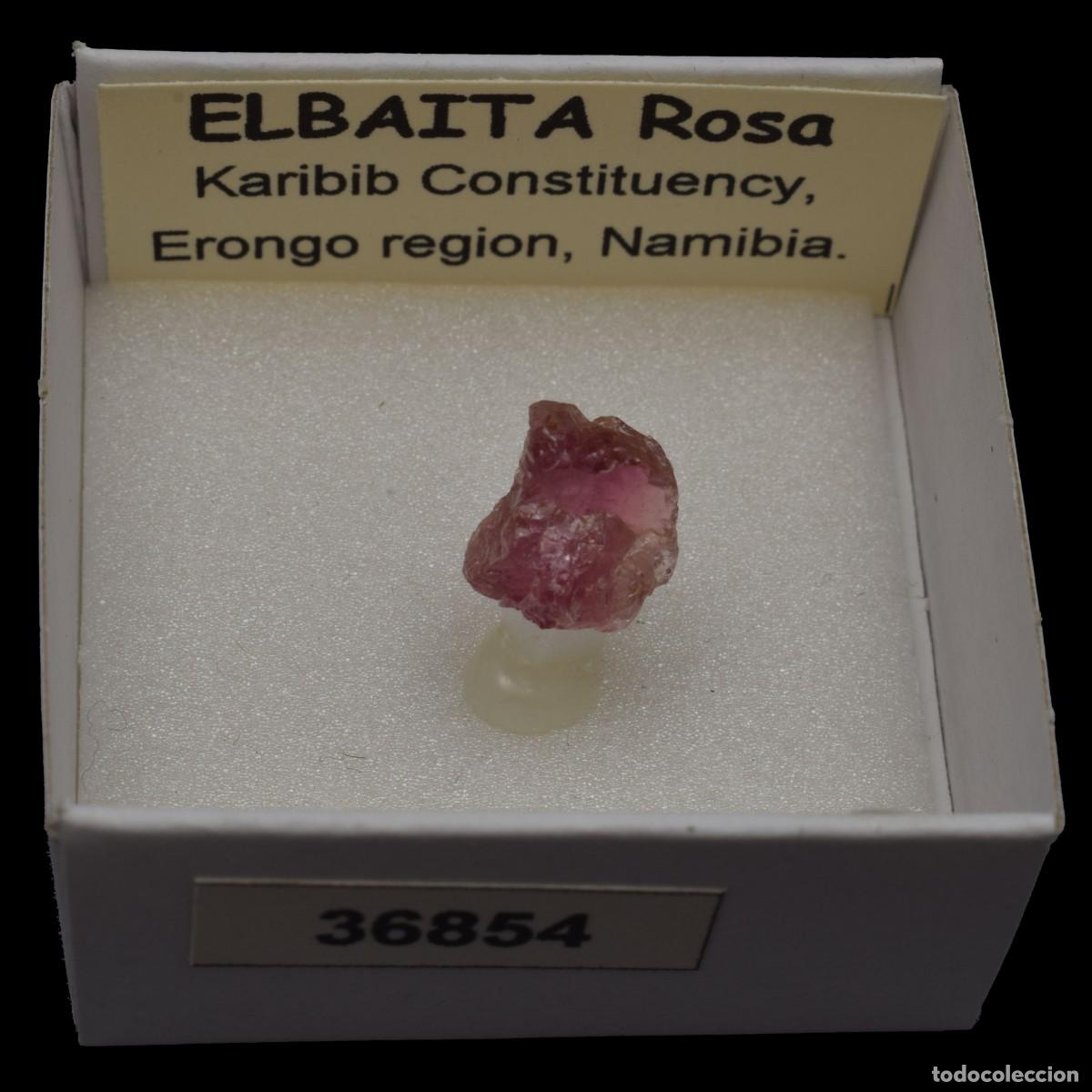Coleccionismo de minerales: ELBAITA Rosa (Karibib Constituency, Erongo reg., Namibia) #36854