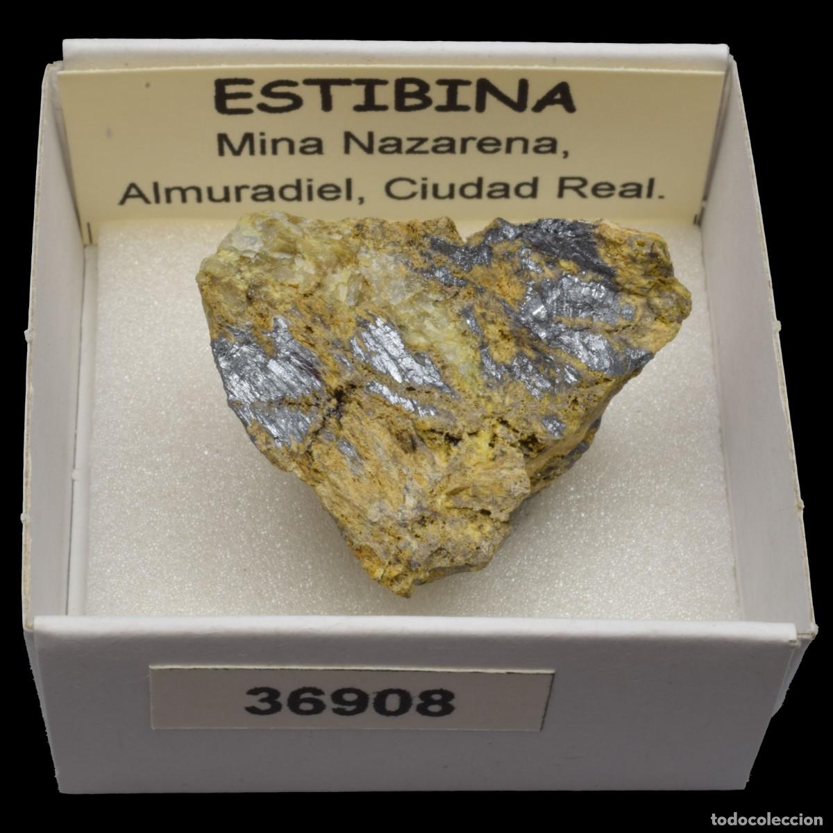 Coleccionismo de minerales: ESTIBINA (Mina Nazarena, Almuradiel, Ciudad Real, Espa&ntilde;a) #36908