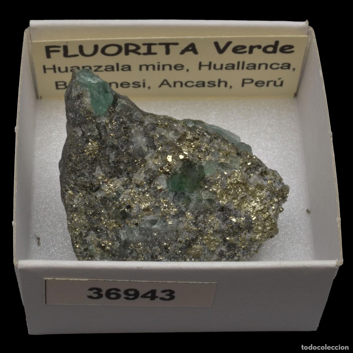 Coleccionismo de minerales: FLUORITA VERDE (Huanzala mine, Huallanca, Bolognesi, Ancash, Peru) #36943