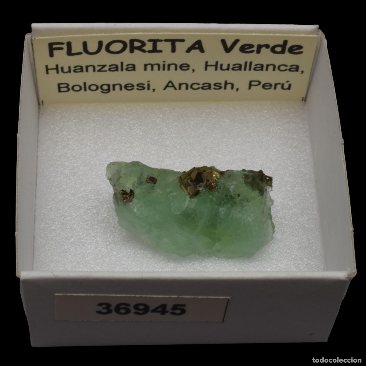 Coleccionismo de minerales: FLUORITA VERDE (Huanzala mine, Huallanca, Bolognesi, Ancash, Peru) #36945