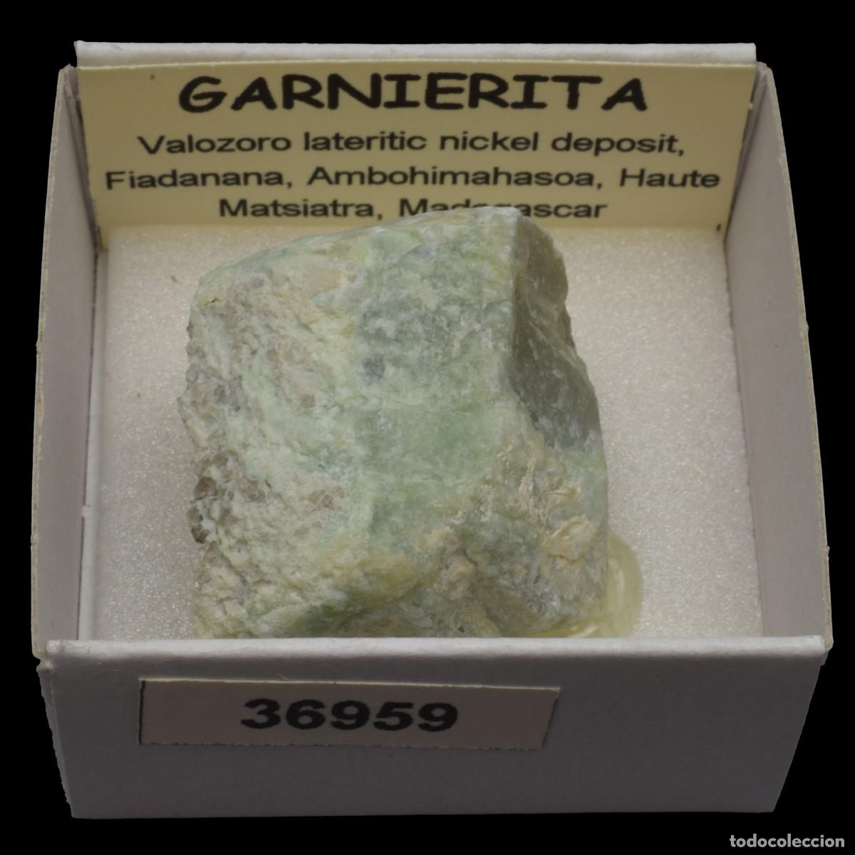 Coleccionismo de minerales: GARNIERITA (Valozoro deposit, Fiadanana,Ambohimahasoa, Haute Matsiatra, Madagascar) #36959