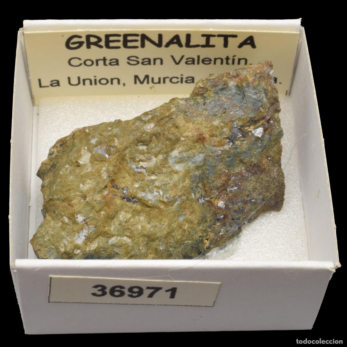 Coleccionismo de minerales: GREENALITA (Corta San Valentin, La Union, Murcia, Espa&ntilde;a) #36971