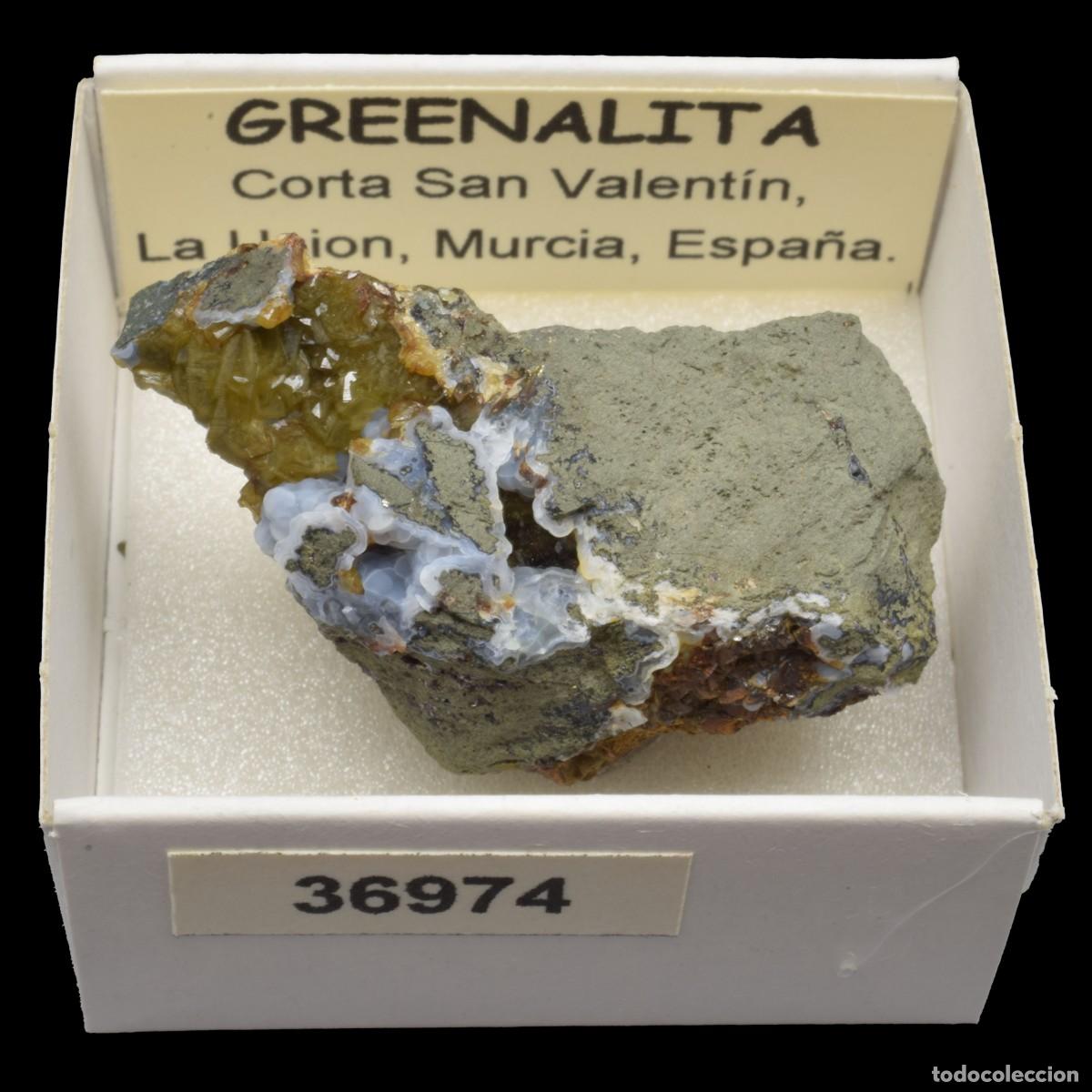 Coleccionismo de minerales: GREENALITA (Corta San Valentin, La Union, Murcia, Espa&ntilde;a) #36974