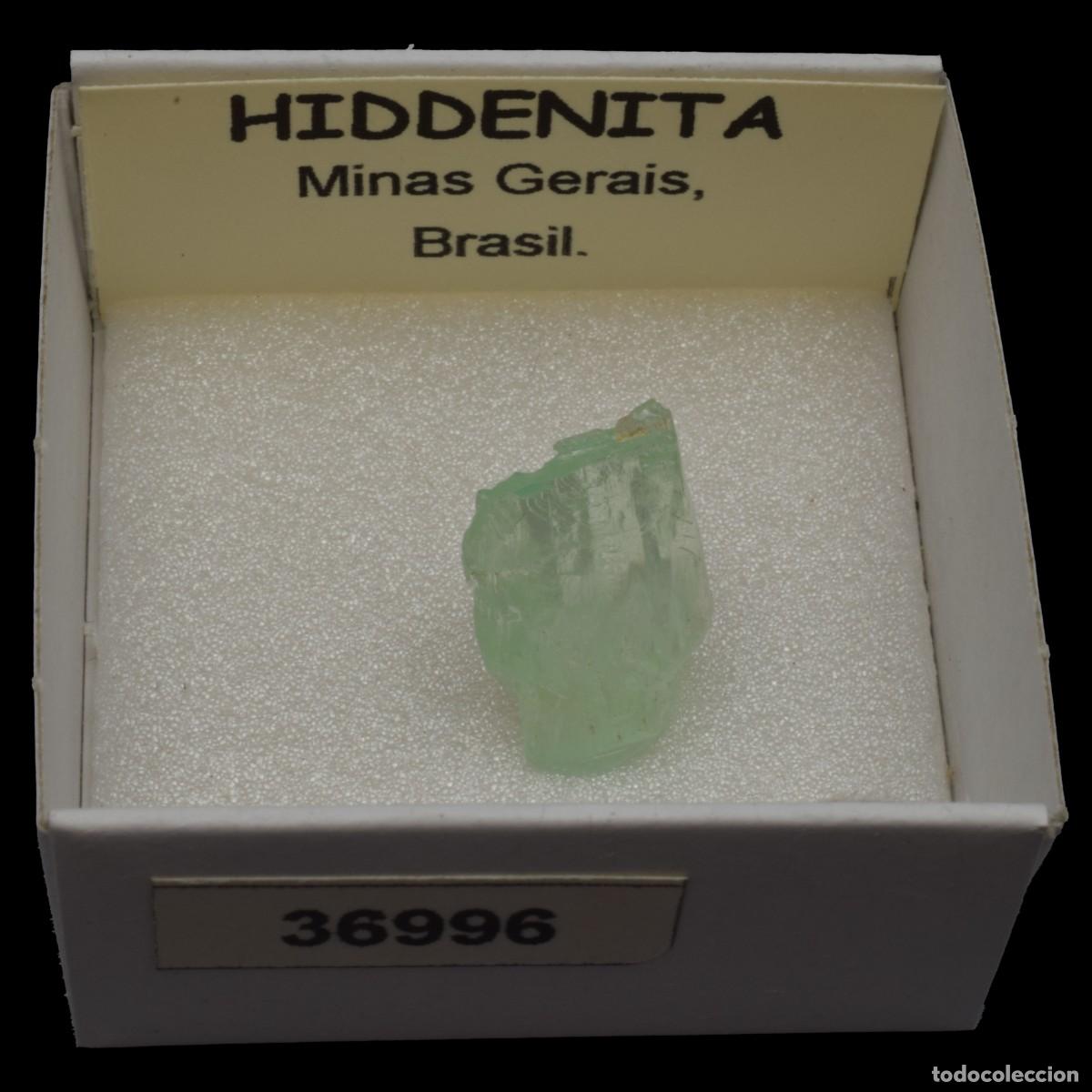 Coleccionismo de minerales: HIDDENITA (Minas Gerais, Brasil) #36996