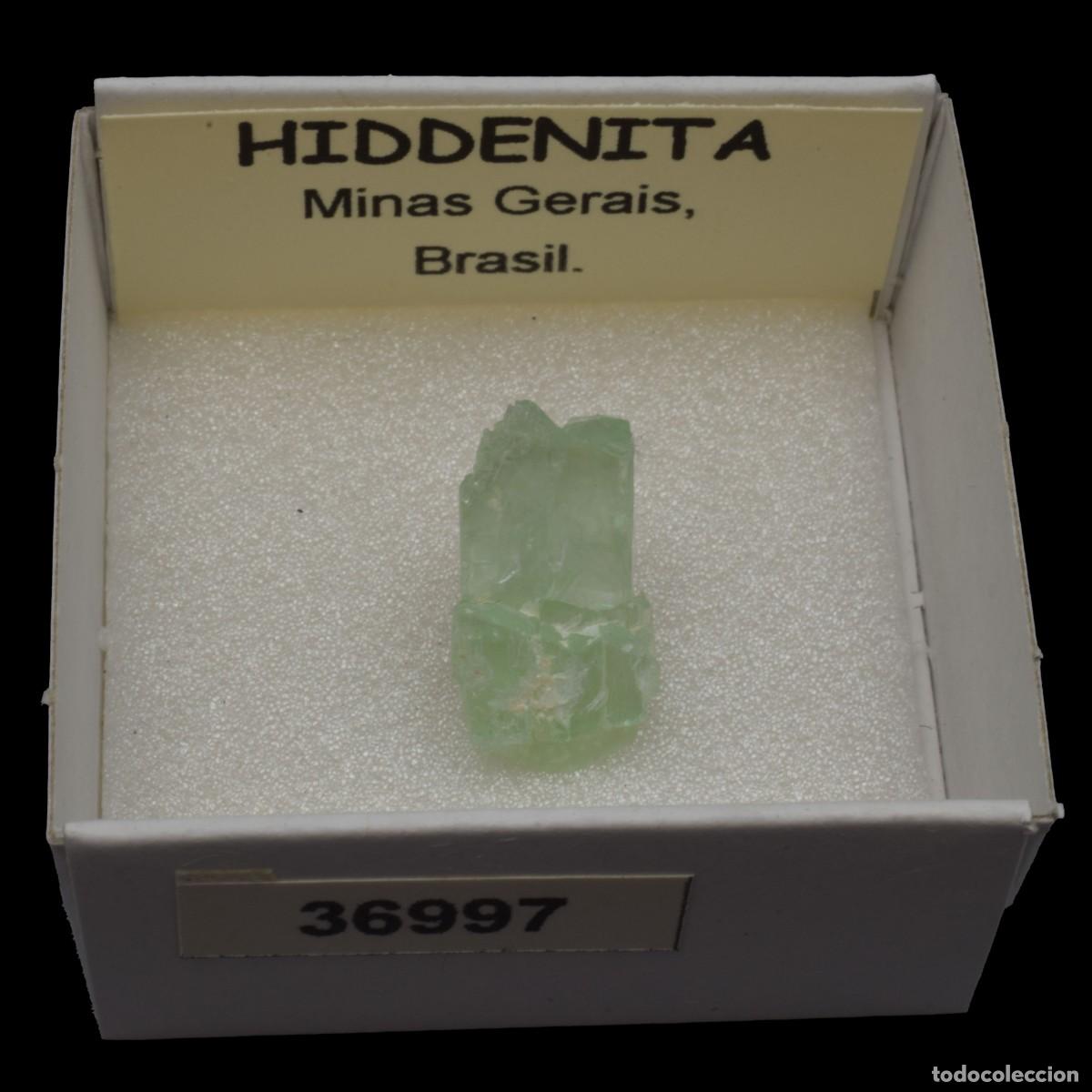Coleccionismo de minerales: HIDDENITA (Minas Gerais, Brasil) #36997