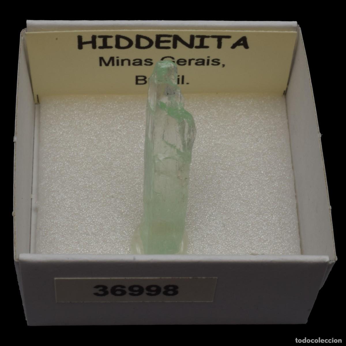 Coleccionismo de minerales: HIDDENITA (Minas Gerais, Brasil) #36998