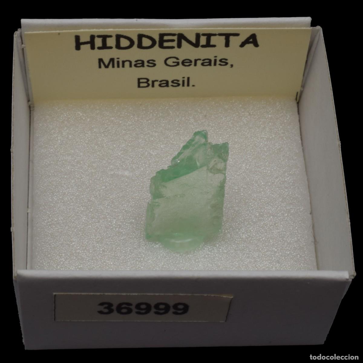Coleccionismo de minerales: HIDDENITA (Minas Gerais, Brasil) #36999
