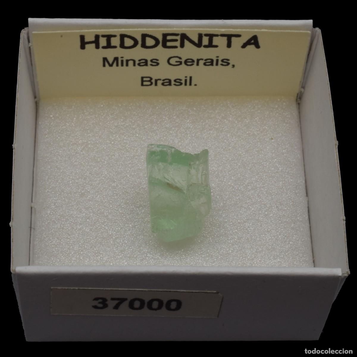 Coleccionismo de minerales: HIDDENITA (Minas Gerais, Brasil) #37000