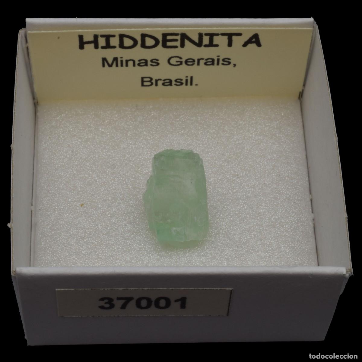 Coleccionismo de minerales: HIDDENITA (Minas Gerais, Brasil) #37001