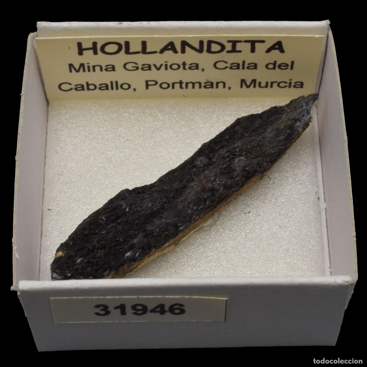 Coleccionismo de minerales: HOLLANDITA (Mina Gaviota, Cala del Caballo, Portman, Murcia) #31946