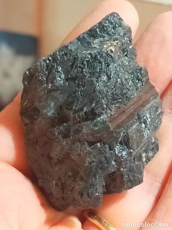 Coleccionismo de minerales: Bella Tormalina nera grezza - Foto 2