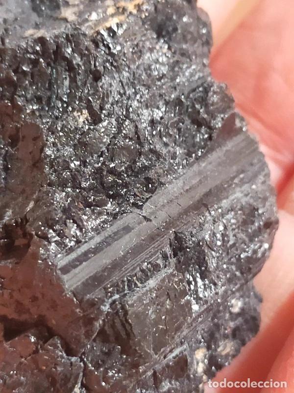 Coleccionismo de minerales: Bella Tormalina nera grezza - Foto 3